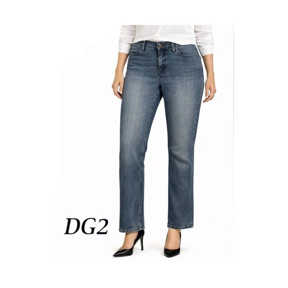 DG2 Diane Gilman Jeans Womens  Size 8P Bootcut Stretch Denim Classic Fit Petite - Picture 8 of 12